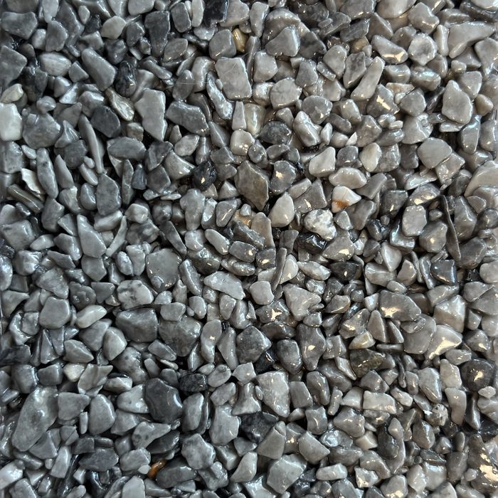 Perlgrau Marmor-Naturstein, Nahaufnahme
